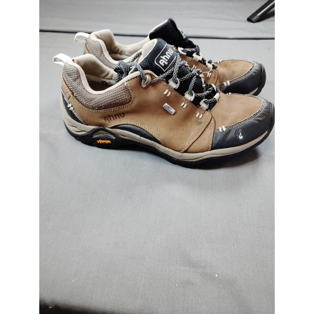 Ahnu Montara II Chocolate Chip Leather Women 6 Hiking Shoe Boots Preppy Outdoor*